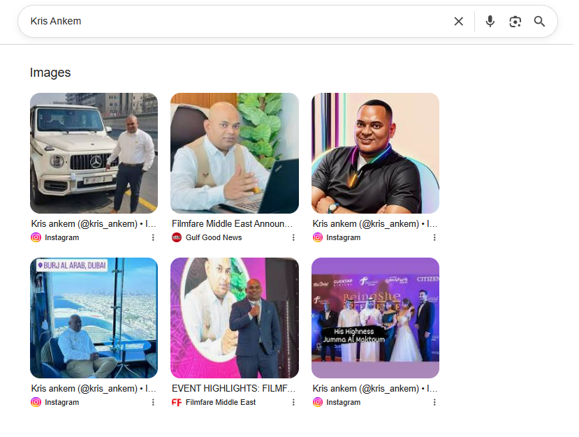 KrisAnkem Frauster In dubai